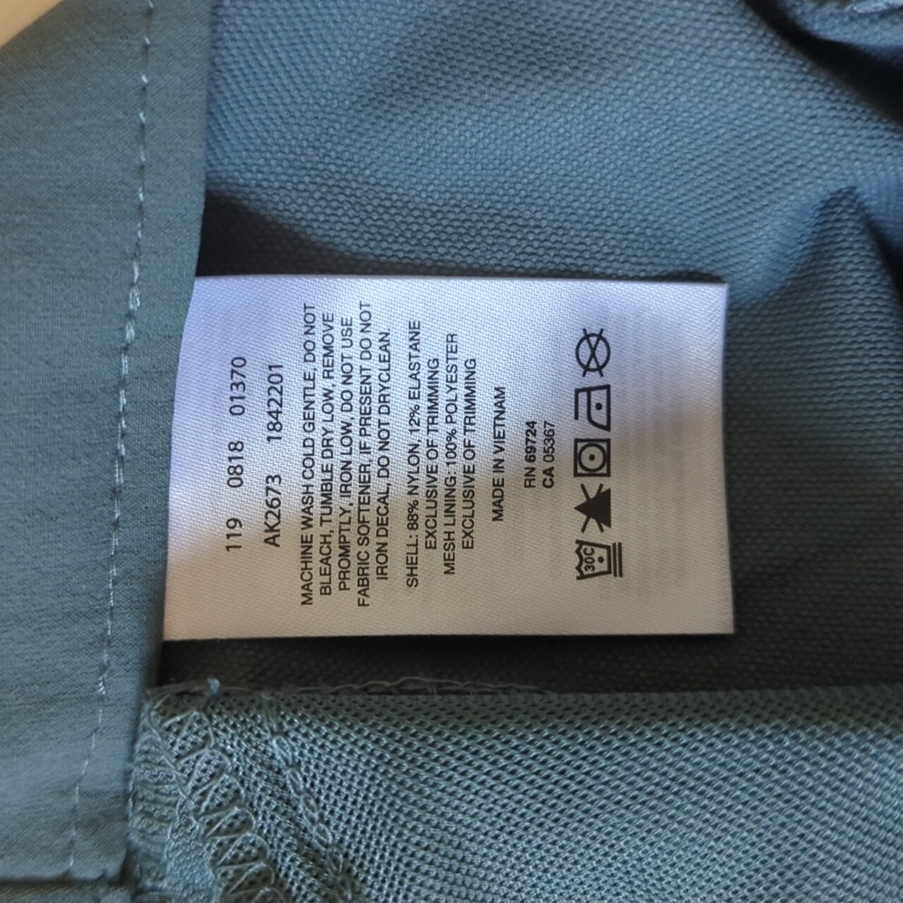 Women's Columbia Outdoor Pants Green 12 - Picture 6 of 6